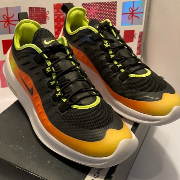 GentlyUsed Nike Air Max  Axis Sunset Volt Shoes - Picture 12 of 16
